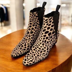 Giuseppe Zanotti Leopard Print Booties